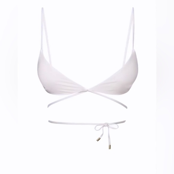 Monday Swimwear Other - White wrap bikini top